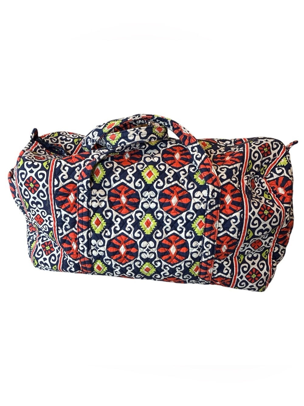 Vera Bradley Sun Valley Large Weekender Travel Duffel Bag Retired Print